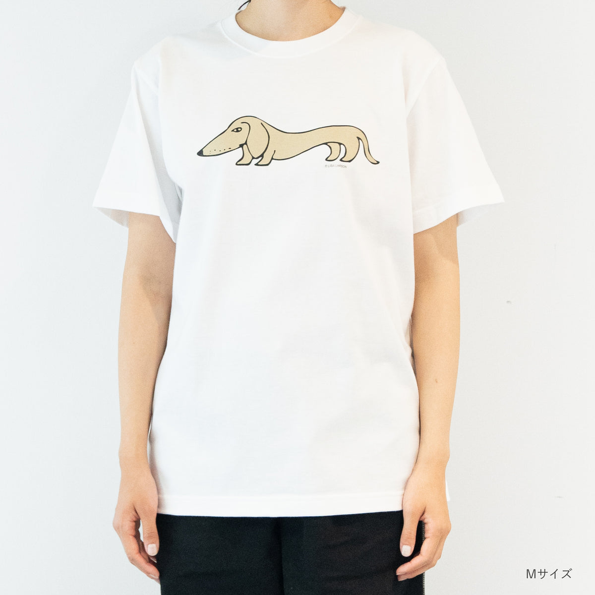 Tシャツ(ダックスフント・ホワイト) Tシャツ(ダックスフント・ホワイト)