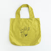 Pokettable Eco Bag (Broopkey and her lamb, yellow)