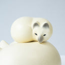 雪中的福克斯亲子套装