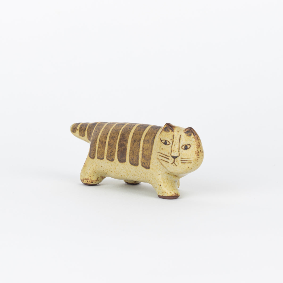 にっぽんのリサ猫 八番 岩の月｜瀬戸焼 かしわ窯｜リサ・ラーソン