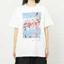 Tシャツ(フラミンゴ・Heure de pointe・ホワイト)