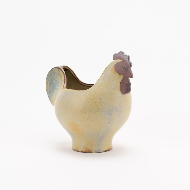 Chicken egg cup (large) [Kashiwa kiln]