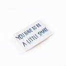 你必須變得有點聰明