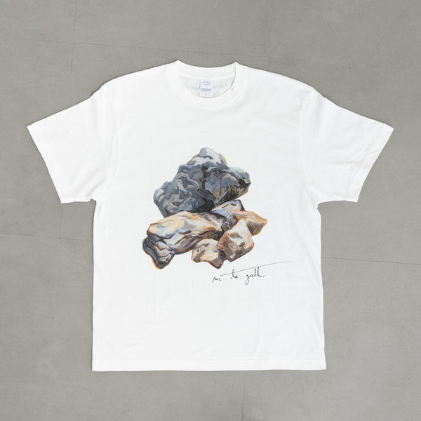 Tシャツ（岩・ホワイト）
