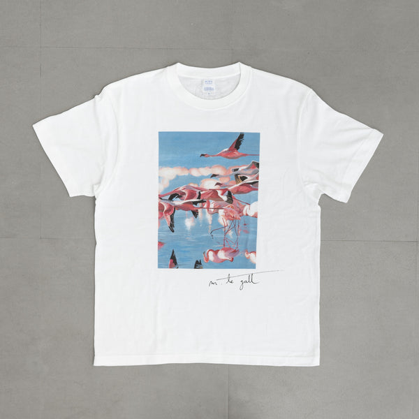 Tシャツ(フラミンゴ・Heure de pointe・ホワイト)