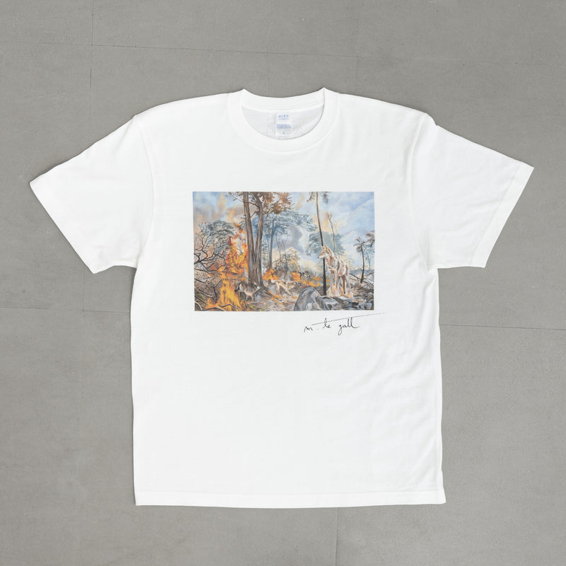Tシャツ(狼・Apocalipse・ホワイト)