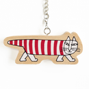 木製ダイカットキーホルダー（マイキー）