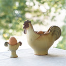 Chicken egg cup (large) [Kashiwa kiln]
