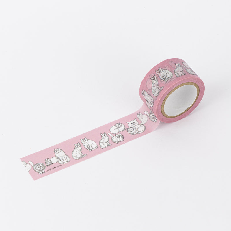 マスキングテープ（24mm・Found Cats Series）