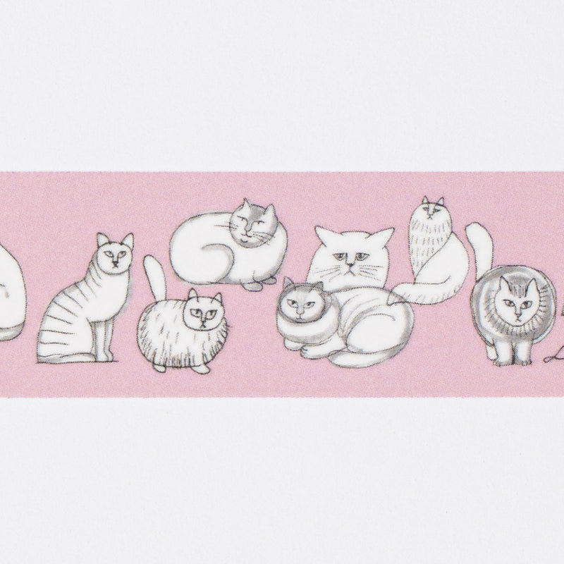 マスキングテープ（24mm・Found Cats Series）