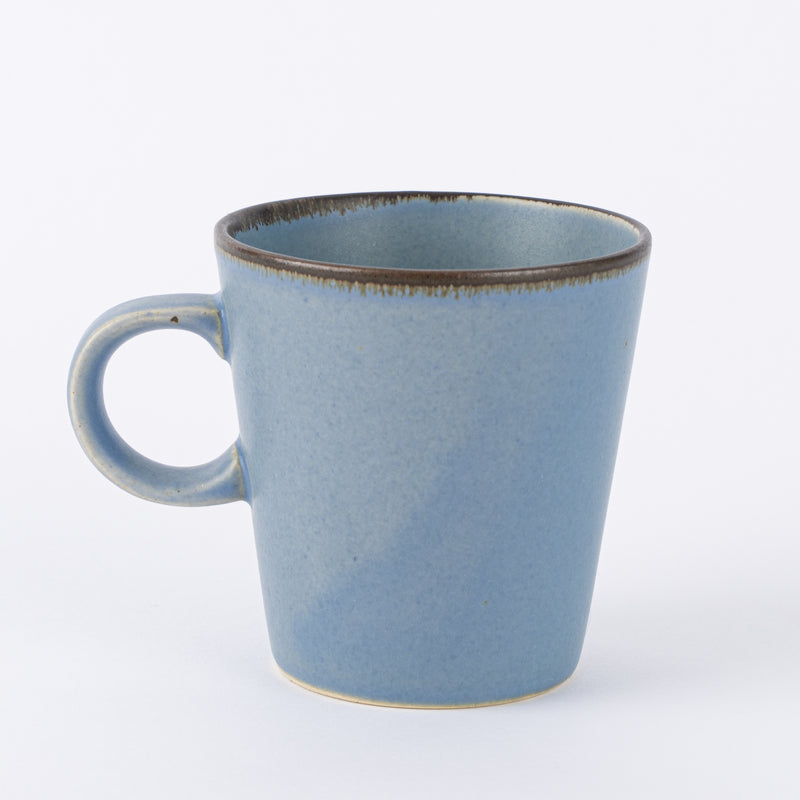 カップ＆プレート（Found Cats Series・錆青・益子焼）