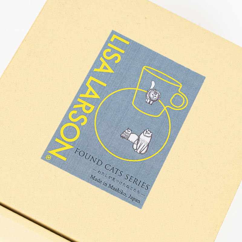 カップ＆プレートペアセット（Found Cats Series・益子焼）