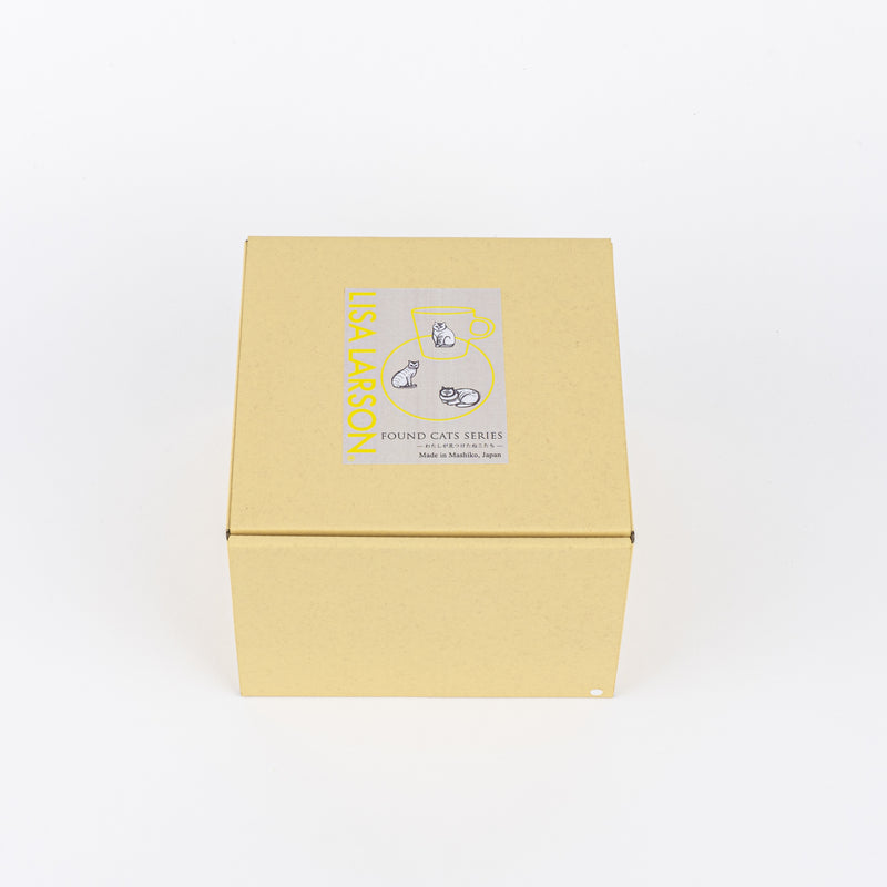 カップ＆プレートペアセット（Found Cats Series・益子焼）