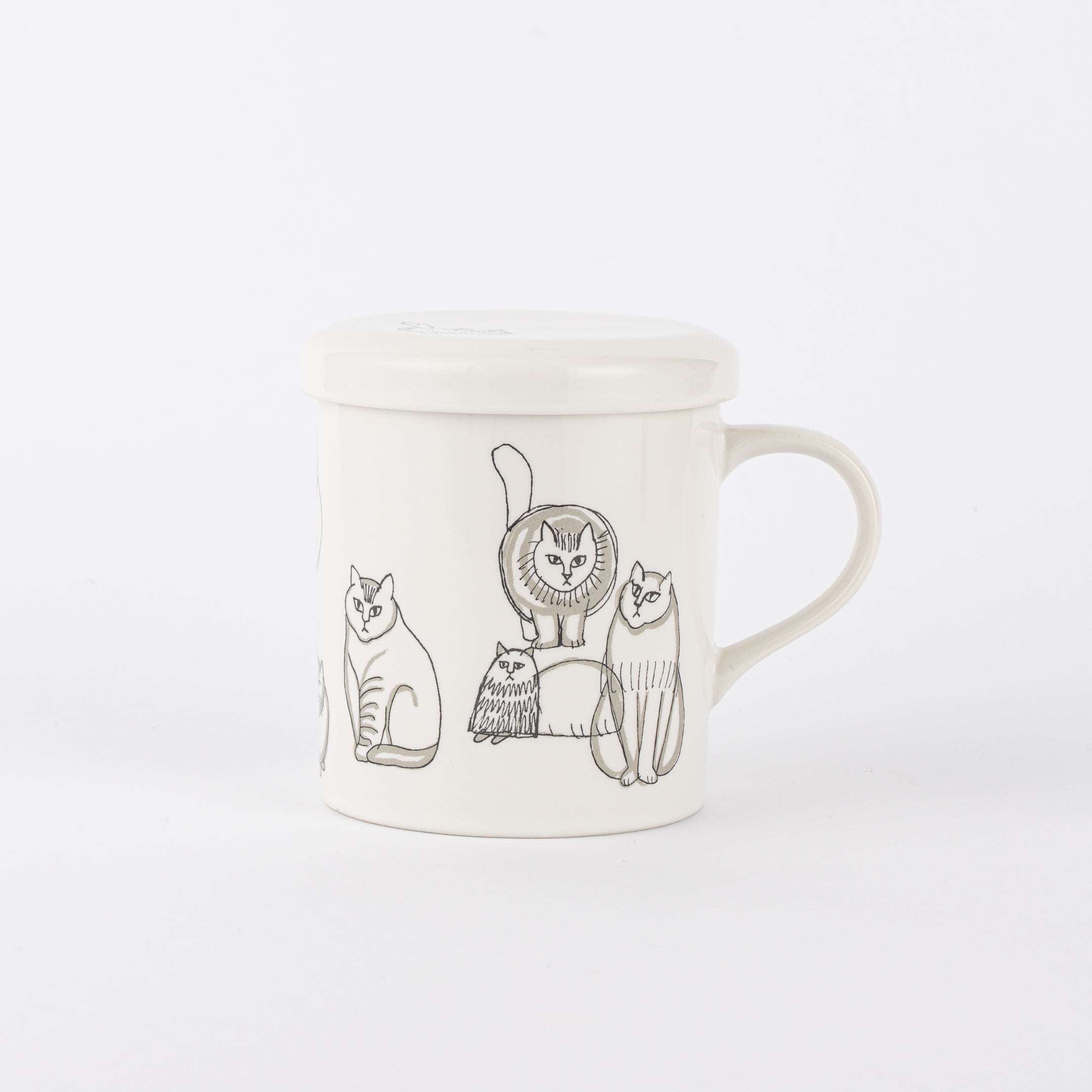 蓋つきマグカップ（Found Cats Series）