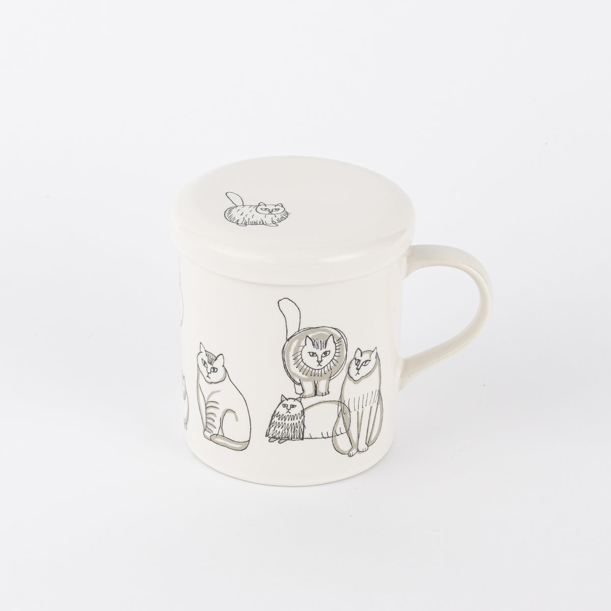 蓋つきマグカップ（Found Cats Series）