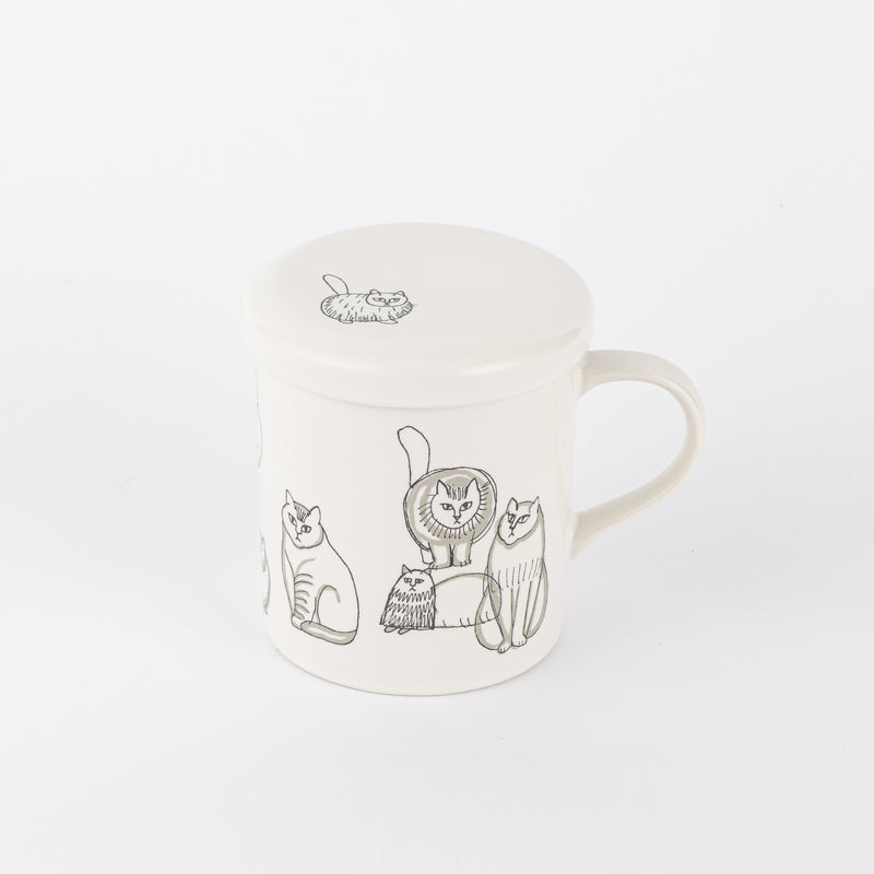 蓋つきマグカップ（Found Cats Series）