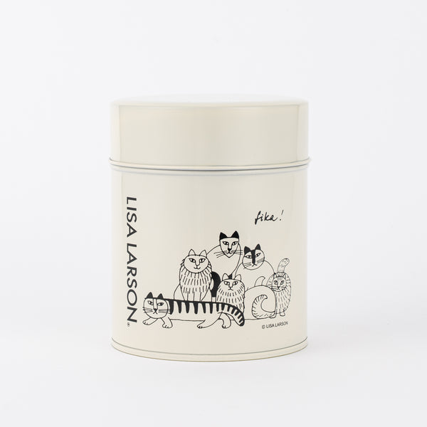 コーヒー缶（スケッチねこたち）