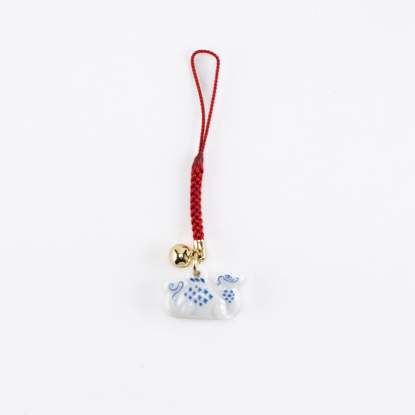 Netsuke Keychain (Blue Sky Dragon)