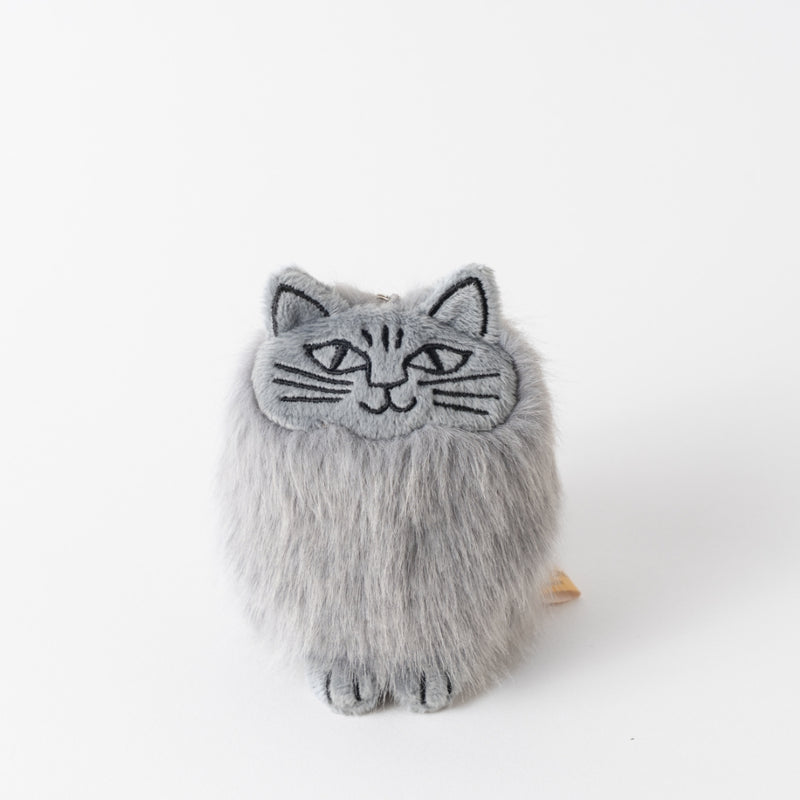 ✨未使用保管✨　ALBEROBELLO カットソー　長袖　総柄　グレー　動物 マスコット（ぐれーのペッパー）