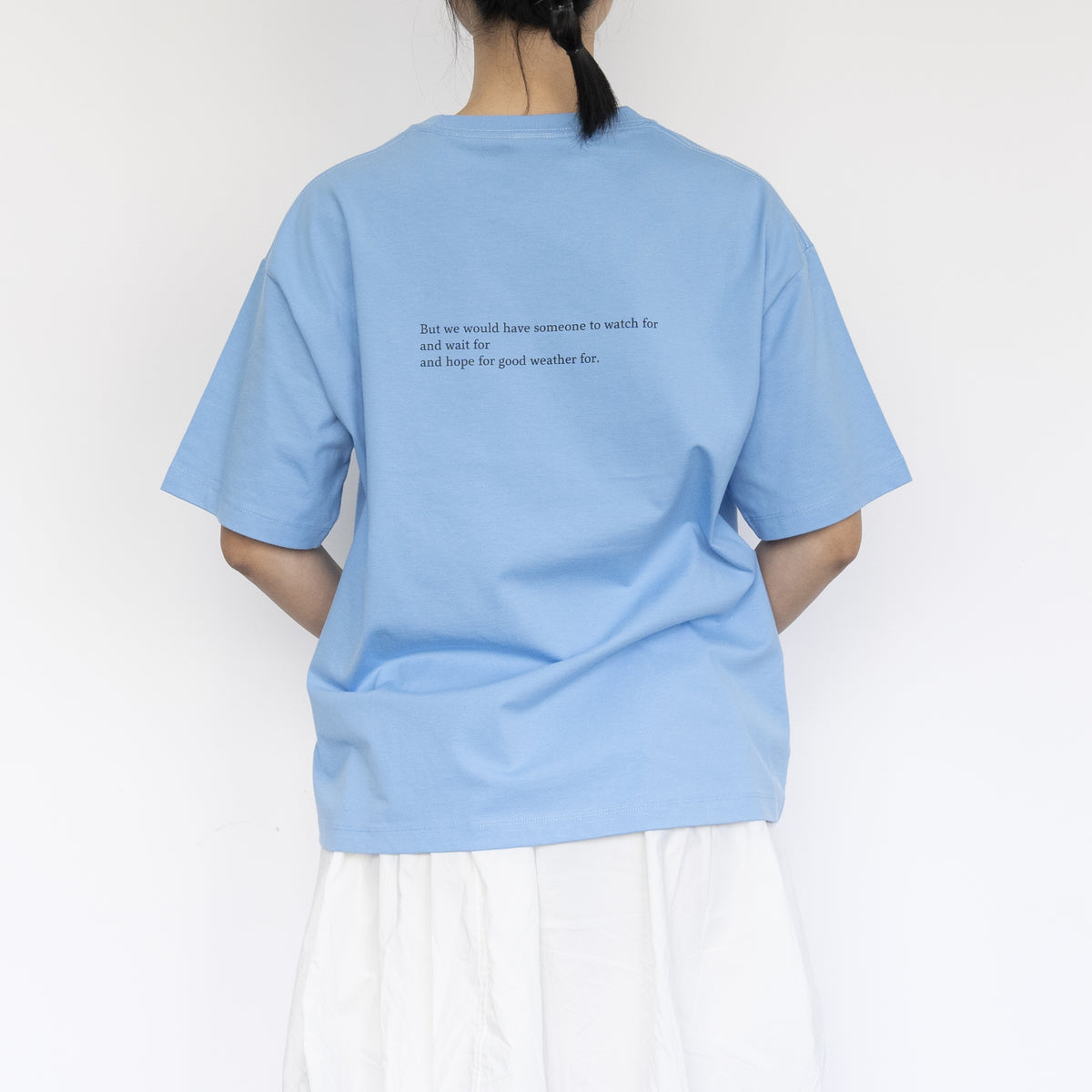 Tシャツ（私と私の船長さんNO.3・サックスブルー）