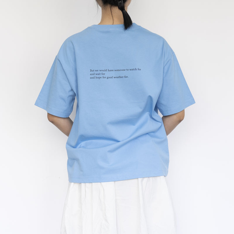 Tシャツ（私と私の船長さんNO.3・サックスブルー）