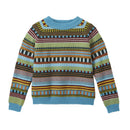Static Stripe Sweater (Turquoise)