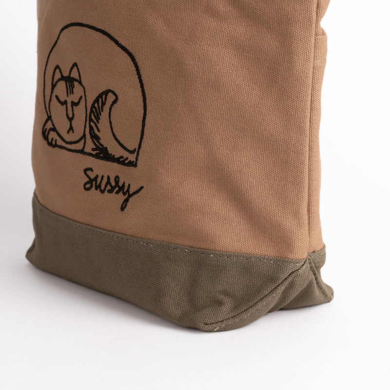 スッシーの刺繍ミニトート