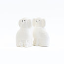 貴賓犬雙套件（迷你白色）