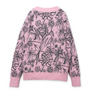 【mucava】ジャカードカーディガン（ピンク）