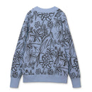 【mucava】ジャカードカーディガン（サックスブルー）