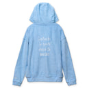 【mucava】ニットタオル前開きパーカー（ブルー）