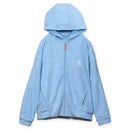 【mucava】ニットタオル前開きパーカー（ブルー）