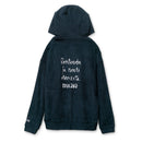 【mucava】ニットタオル前開きパーカー（ネイビー）