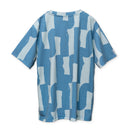 【mucava】キシリトールTシャツ（総柄・ブルー）