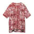 【mucava】キシリトールTシャツ（レッド・総柄）