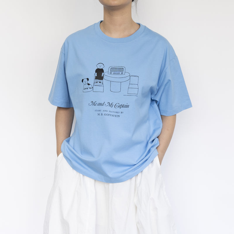 Tシャツ（私と私の船長さんNO.3・サックスブルー）