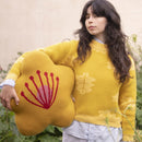 櫻花的靠墊（黃色）