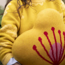 櫻花的靠墊（黃色）