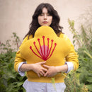 櫻花的靠墊（黃色）