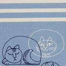 エプロン（スケッチねこたち×ボーダー・前結び）