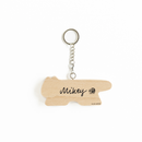 木製ダイカットキーホルダー（マイキー）