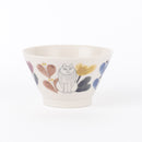 茶碗 （Leaves series スケッチねこたち）