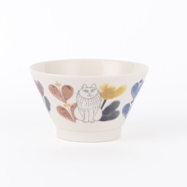 茶碗 （Leaves series スケッチねこたち）