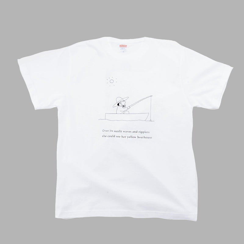 T -shirt (fish rice, boat, white)