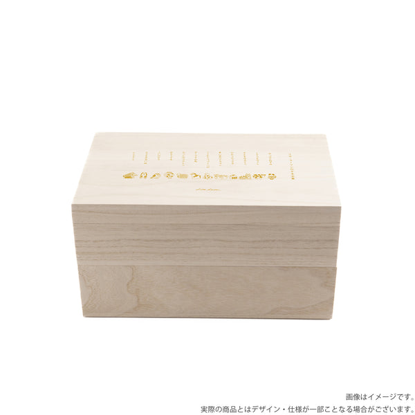 Two -stage paulownia box for fulfilling the zodiac