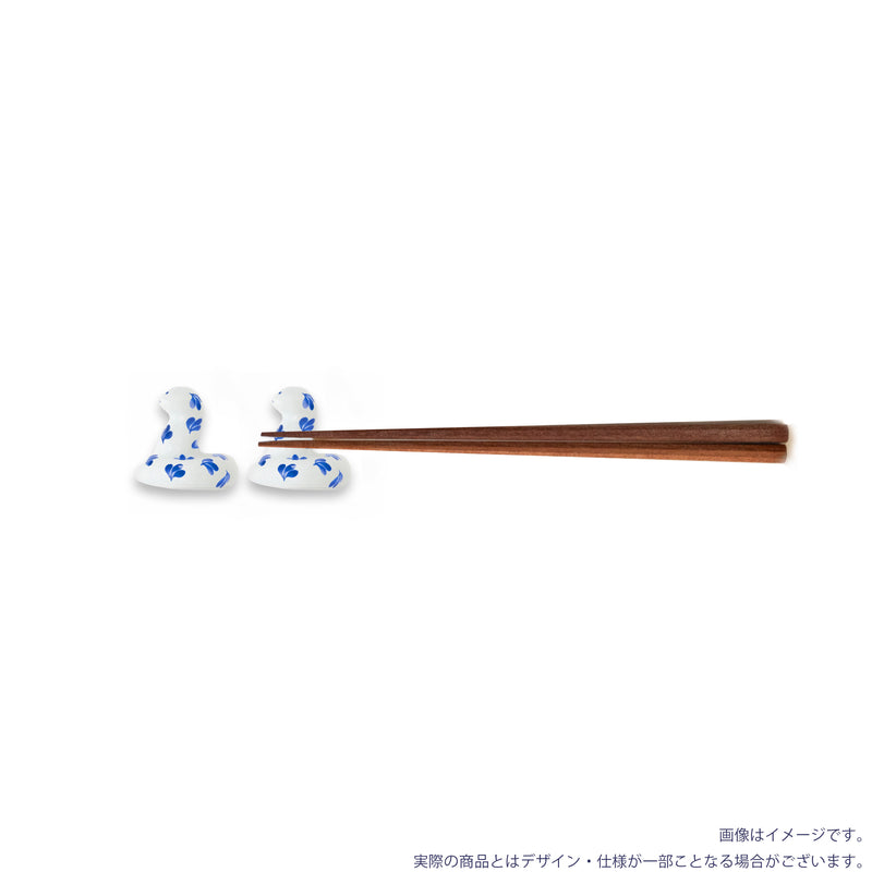 A set of 2 chopstick rests (snake from here)