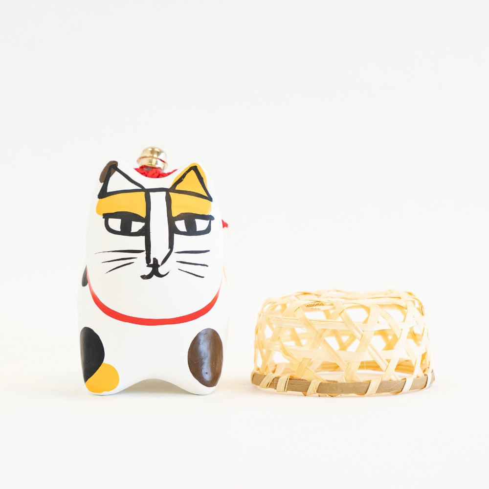 専用【リサ・ラーソンの猫張り子】4点セット　郷土玩具 リサ・ラーソンの猫張り子（三毛猫）