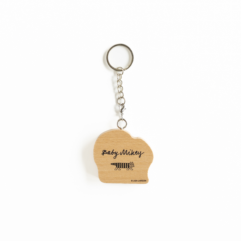 Wooden Die Cut Key holder (Baby Mikey)