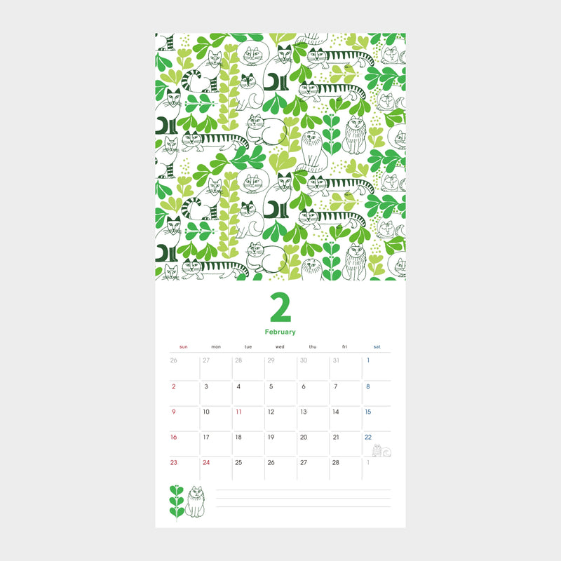 Wall -mounted calendar 2024 (Lisa Larson Design Collection)