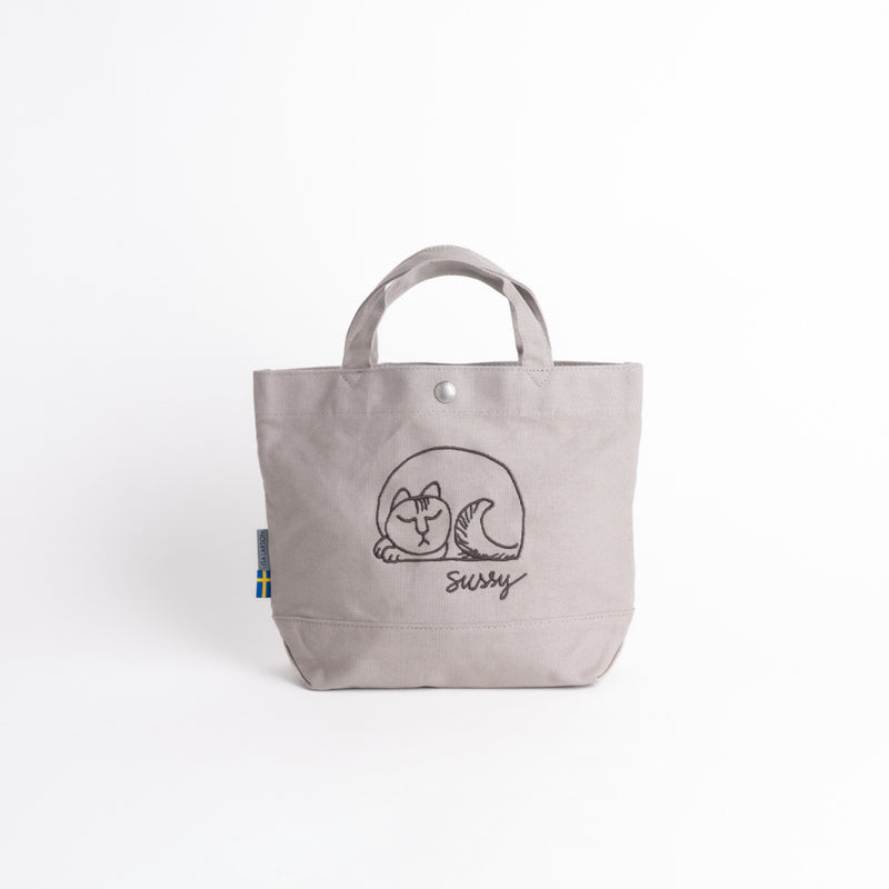 スッシーの刺繍ミニトート